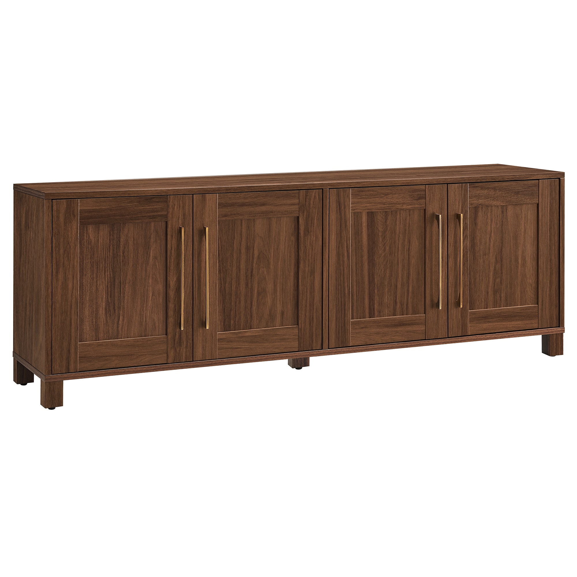 Angle. Henn & Hart - Chabot TV Stand for Most TVs up to 75" - Walnut.