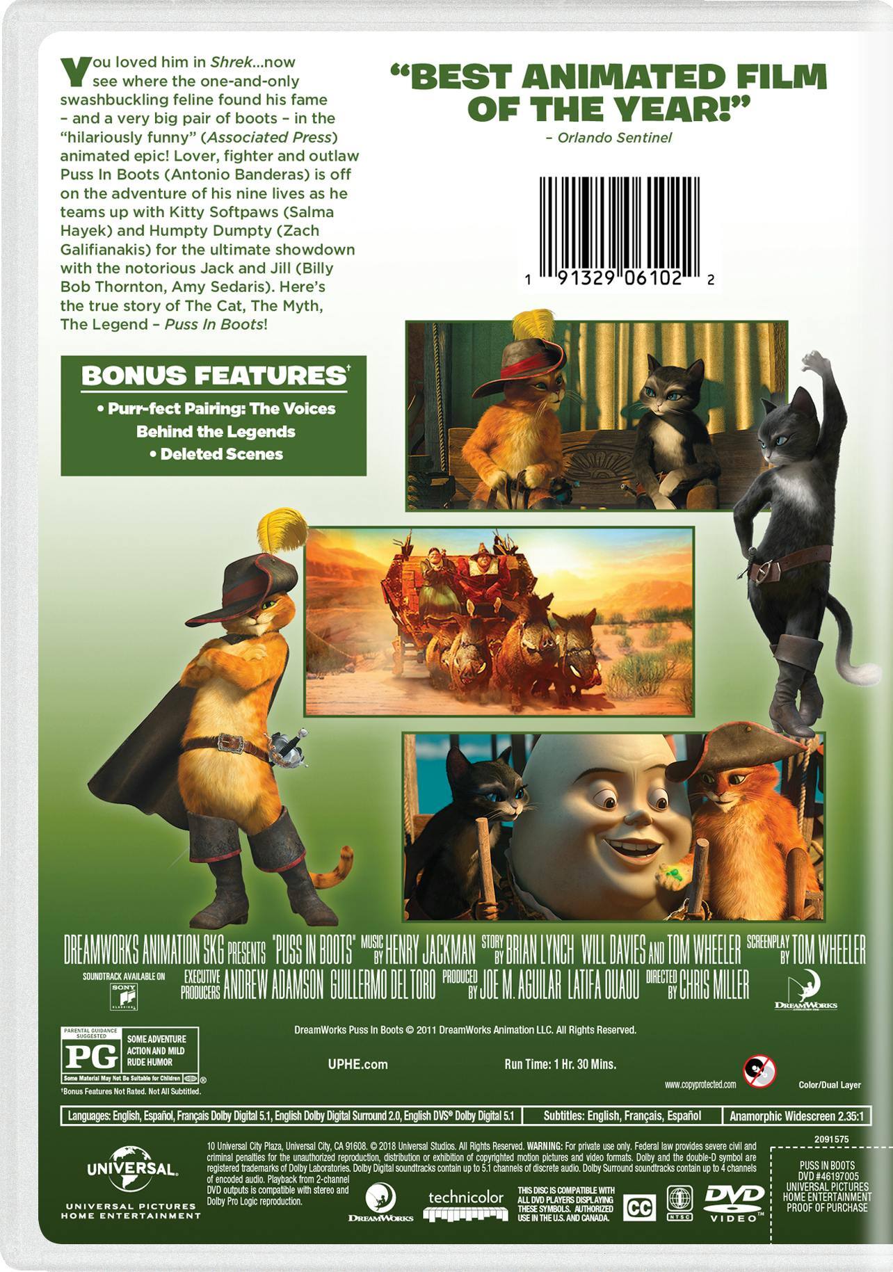 Angle. Puss in Boots [DVD].