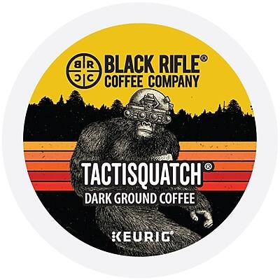 BLACK RIFLE COFFEE COMPANY  
TACTISQUATCH  
DARK GROUND COFFEE  
KEURIG