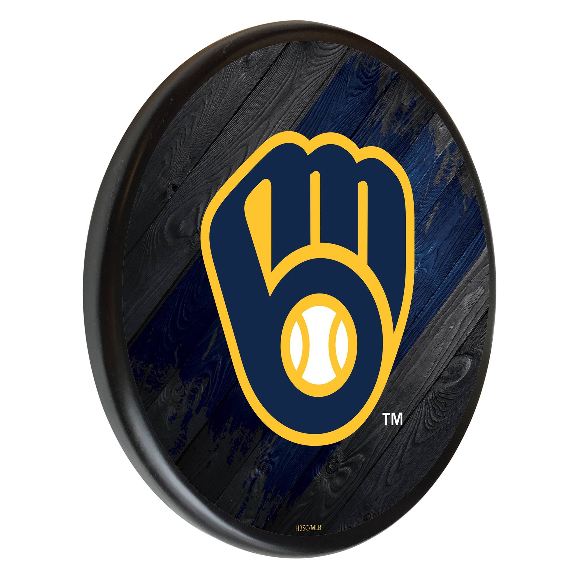 Front. Holland Bar Stool Co. - Black 13" Team Wood Sign - Black.