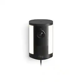 Ring - — Spotlight Cam, Plug-In (newest model), Wide-Angle Retinal 2K Video, 6x Enhanced Zoom, Motion-Activated Spotlights - Black