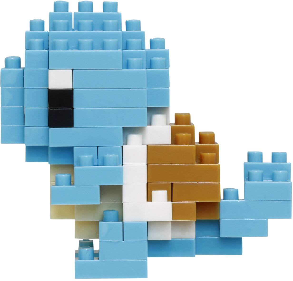 Alt View 1. Bandai - Squirtle - Pokémon - Nanoblock Pokémon Series 1.7" Figure.