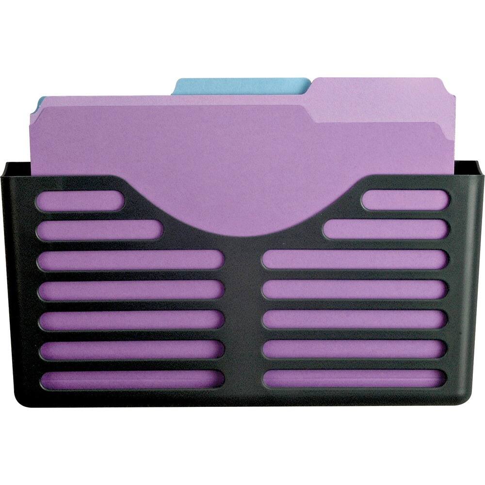 Lorell Cubicle Pocket File 30 Recycled Black Plastic 1 Each - Best Buy