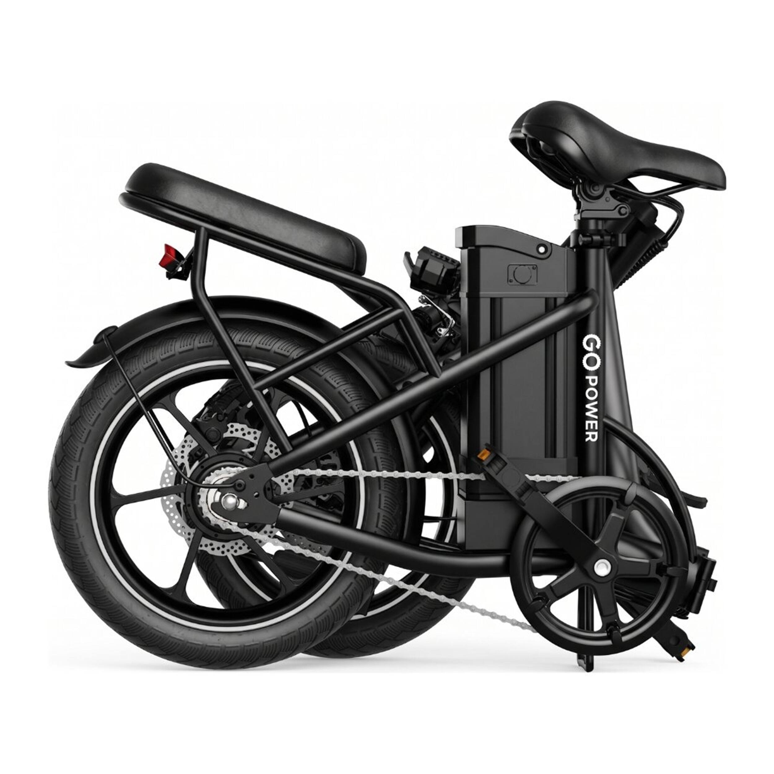 Alt View 1. GoPowerBike - GoPowerBike GoBreeze Folding Electric Bike - Black.