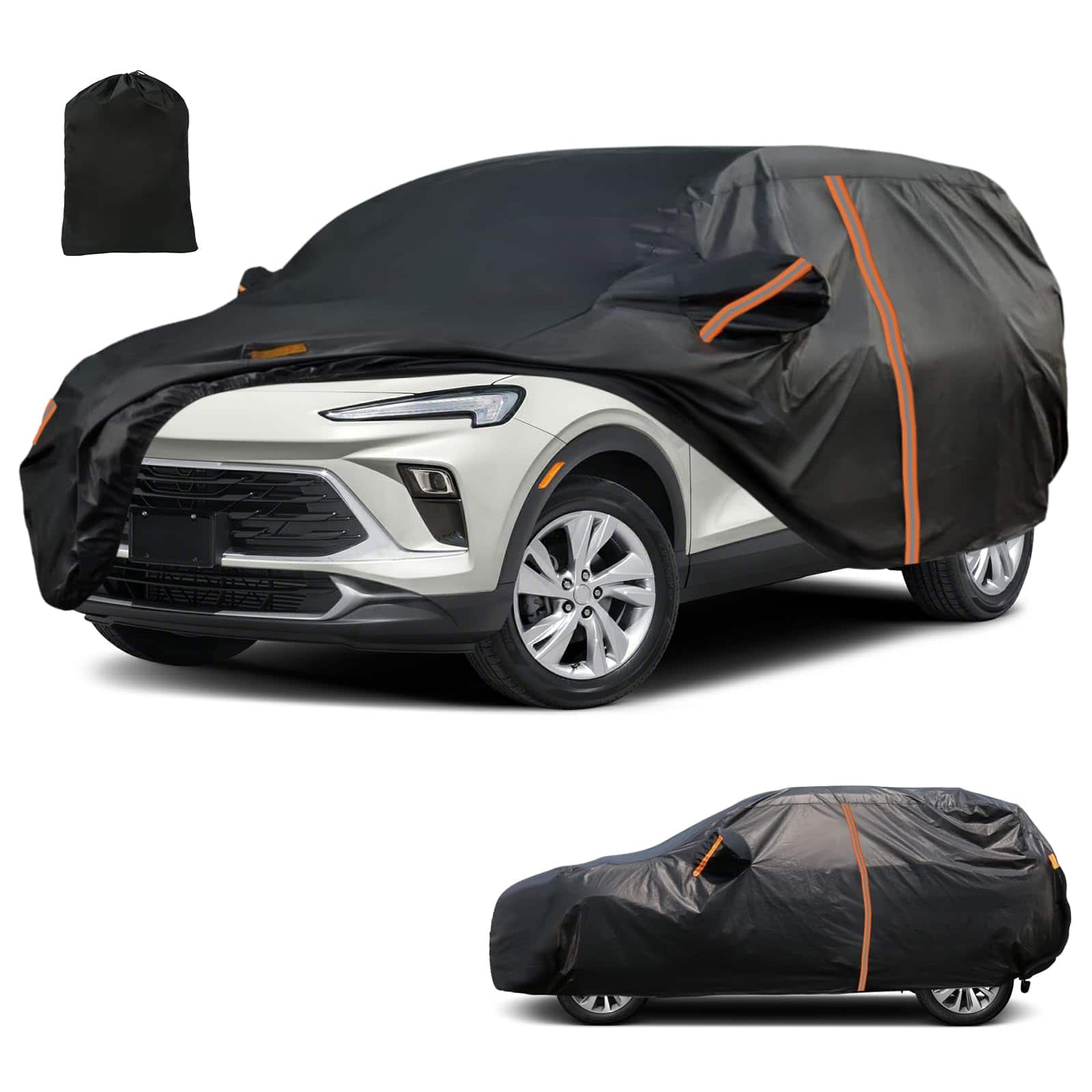 Empire DigiLabs - Waterproof Suv Car Cover Custom Fit For 2020 2025 Buick Encore Gx All Weather Outdoor Covers Windproof Bands - Default