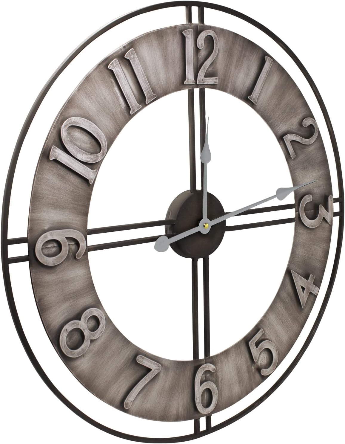 Alt View 2. Sorbus - Sorbus Large Wall Clock, 24" Decorative for Kitchen, Bedrooms, Office, Analog Modern, Home Decor, Battery Operated - Black.