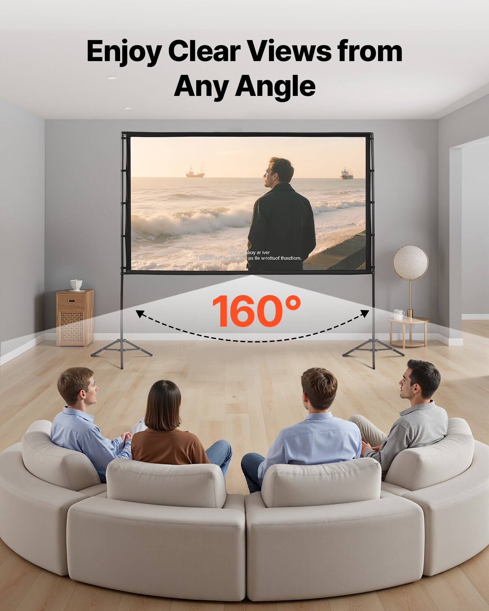Enjoy Clear Views from Any Angle

160°