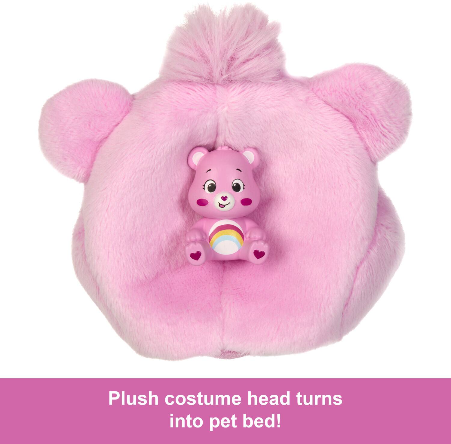 Plush costume head turns into pet bed!