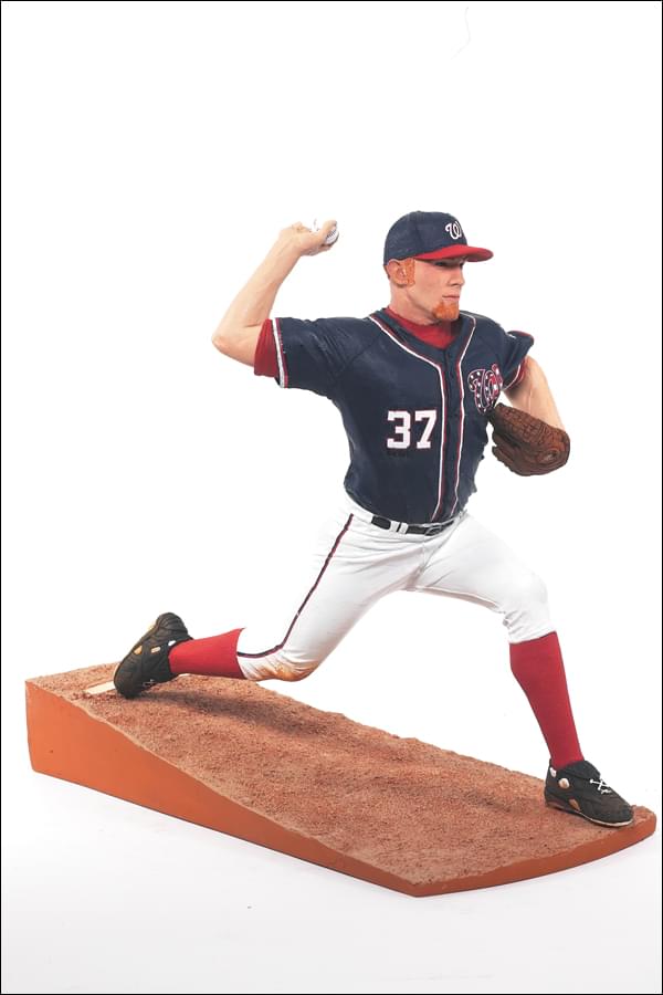Alt View 1. McFarlane Toys - Washington Nationals McFarlane MLB Series 31 Figure: Stephen Strasburg.
