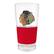 Front. Great American Products - Chicago Blackhawks 22oz. Pilsner Glass with Silicone Grip - Red.