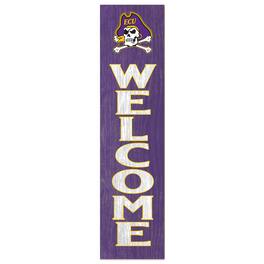 Jardine - ECU Pirates 12'' x 48'' Welcome Leaner - Purple