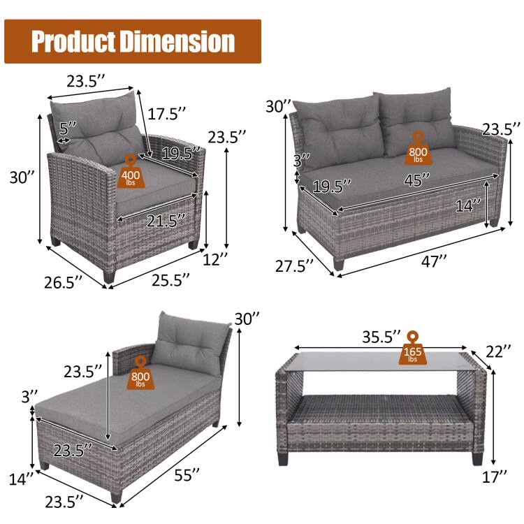 Product Dimension

- 30" x 23.5" x 5" (400 lbs)
- 21.5" x 19.5" x 12" (23.5" x 27.5" x 25.5")
- 30" x 45" x 14" (800 lbs)
- 3" x 19.5" x 47" (23.5" x 23.5" x 55")
- 30" x 35.5" x 165 lbs
- 22" x 23.5" x 14" (17")
