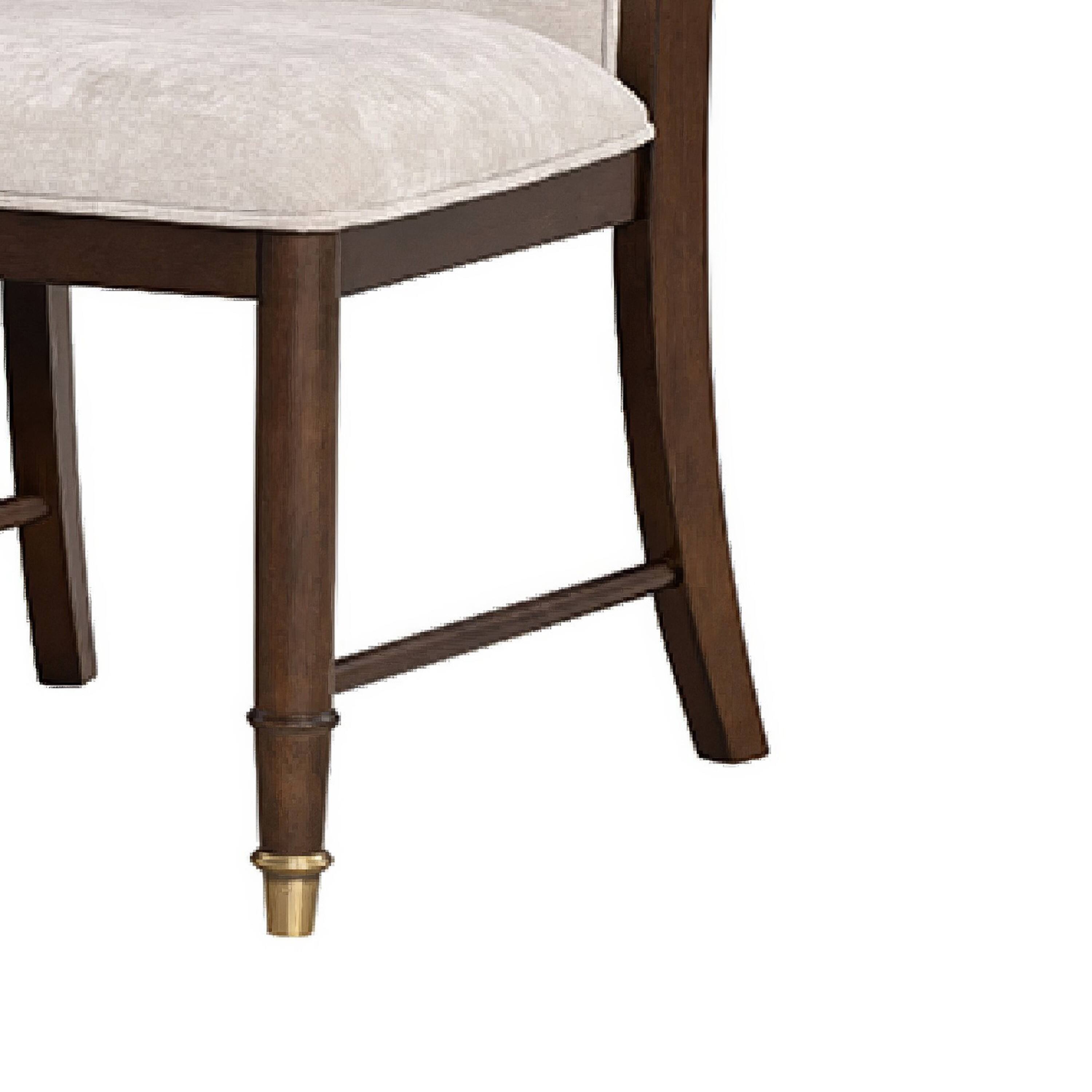 Manhattan Lane Raam Dining Side Chair Set of 2, Cushions Dark Cherry ...