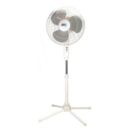 Seasons Comfort - 16" 3-Speed Oscillating Fan with Pedestal Base, FPD16 - White