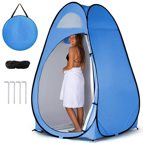 Alt View 10. Winado - 6 FT Camping Pop Up Tent Instant Portable Shower Dressing Fitting Tent Privacy Toilet, Changing Room for Outdoor Camping - Blue.
