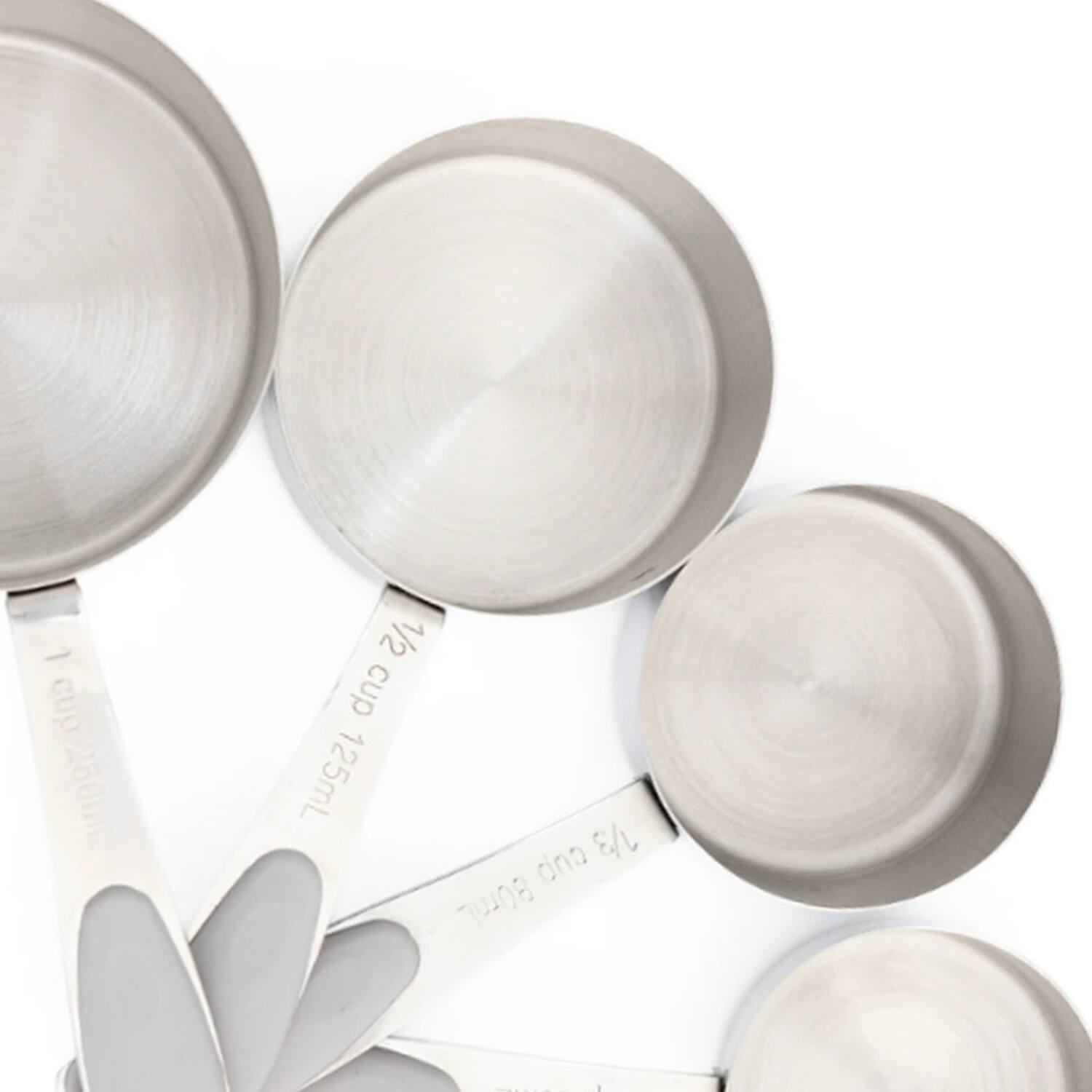 Better Houseware - 811 4-piece Stainless Steel Measuring Cup Set - Thumbnail 5