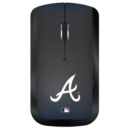 Front. Keyscaper - Atlanta Braves Wireless USB Computer Mouse - Black.