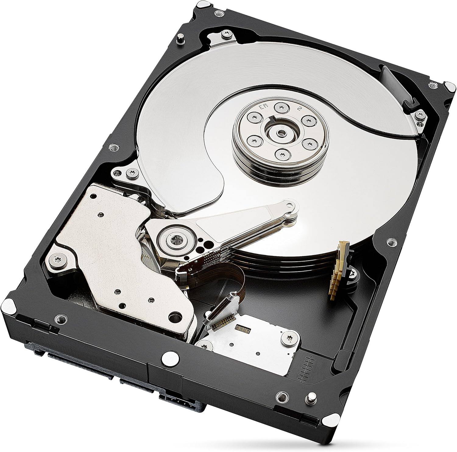 Left. Seagate - Seagate ST6000NM0115 6TB 7200 RPM SATA 6GB/s 512e Exos 7E8 256MB Cache 3.5-inch Hard Drive _OEM.