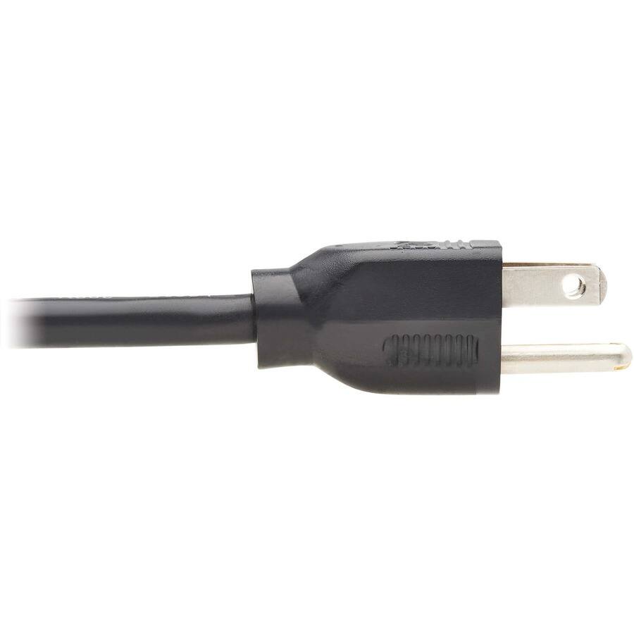Alt View 4. Tripp Lite - Eaton Tripp Lite Series Power Extension Cord, NEMA 5-15P to NEMA 5-15R - 13A, 120V, 16 AWG, 10 ft. (3 m), Black - For - Black.