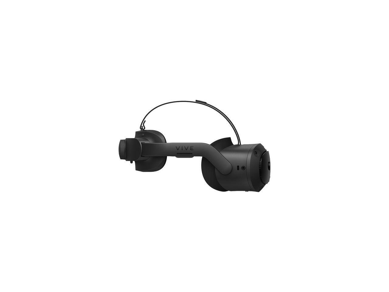 Alt View 5. HTC - VIVE Focus Vision - Mixed Reality and PC VR Headset + Controllers Consumer Edition - Black.