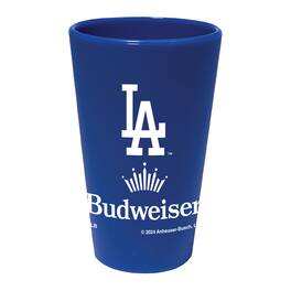 WinCraft - Los Angeles Dodgers MLB x Budweiser 16oz. Silicone Pint Glass - Multicolor