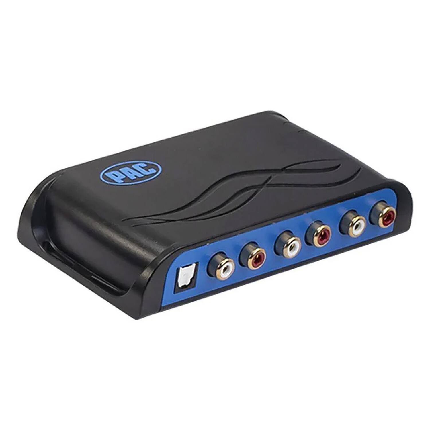 Angle. PAC - AmpPRO4 Amp Integration Interface for 2019 and Up Cadillac, Chevrolet, GMC, Hummer with AVB Ethernet Bose - Blue/Black.
