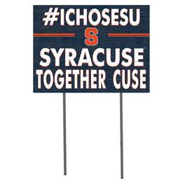 Jardine - Syracuse 18'' x 24'' I Chose Lawn Sign - Orange