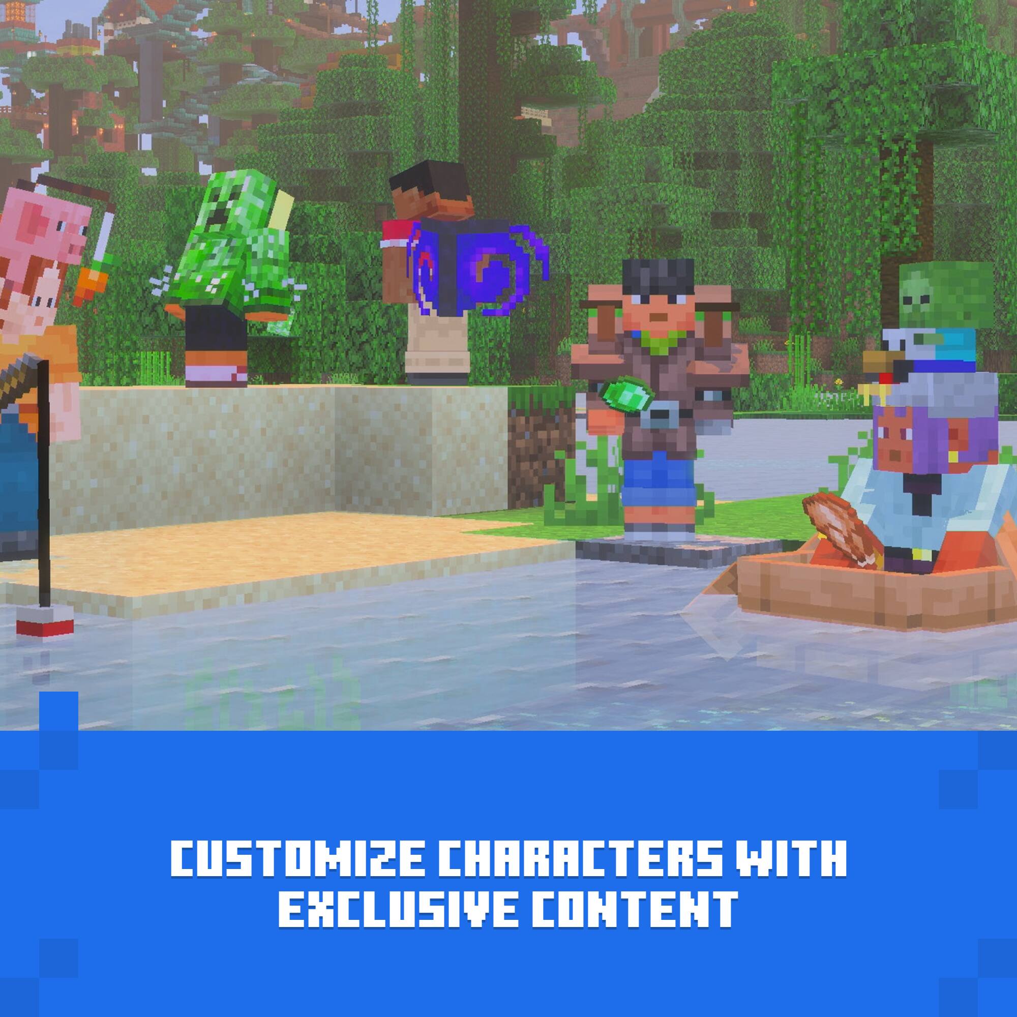 CUSTOMIZE CHARACTERS WITH EXCLUSIVE CONTENT