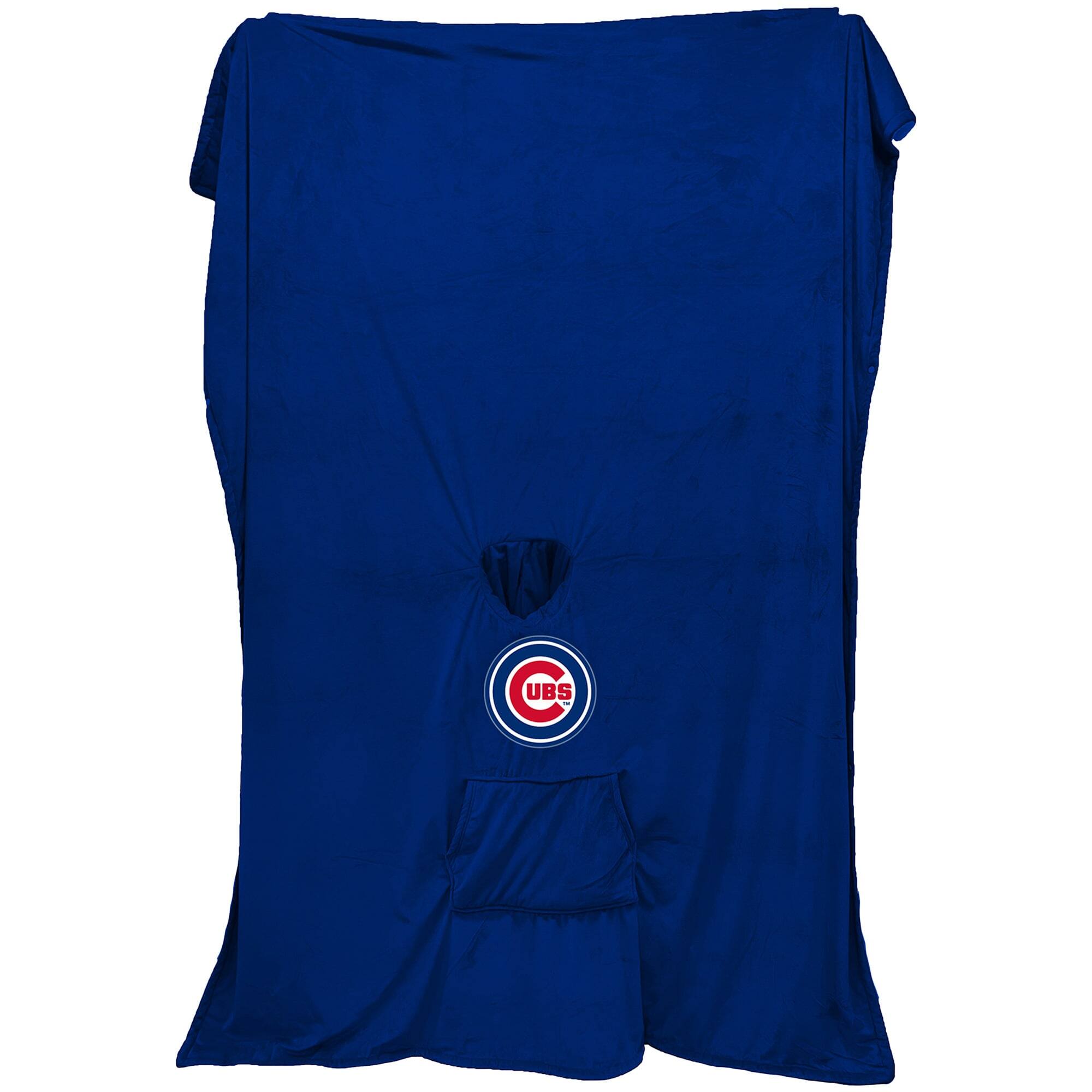 Alt View 2. Pegasus - Chicago Cubs 60- x 80- Team Color Hoodie Bloncho - Multicolor.
