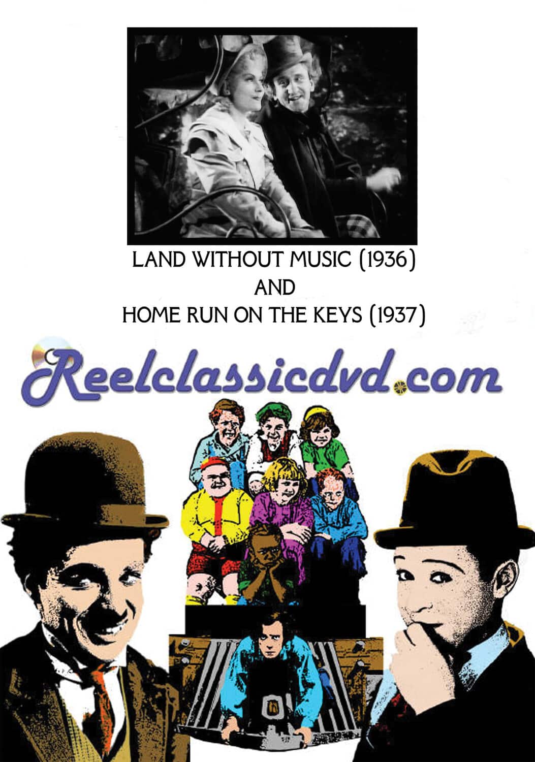 Land Without Music / Home Run on the Keys  - DVD