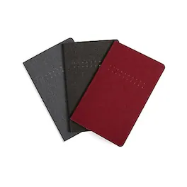 TRU RED - TRU RED™ Pocket Journal, Dotted, Assorted Colors (TR58427) - Red, Charcoal, Black