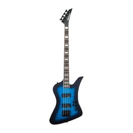 Jackson - JS Series Kelly Bird JS3Q 4-String Bass Guitar (Transparent Blue Burst)