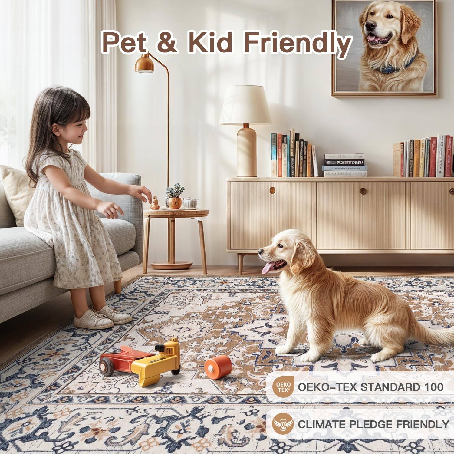 Pet & Kid Friendly

OEKO-TEX STANDARD 100

CLIMATE PLEDGE FRIENDLY