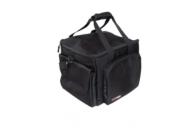 Front. Gator Frameworks - Cable and Accessory Organization Bag with Adjustable Dividers and High-Visibility Interior.