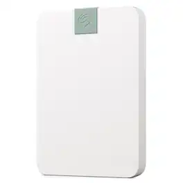 Seagate - Ultra Touch 2TB External USB-C Portable Hard Drive with Rescue Data Recovery Services - Cloud White