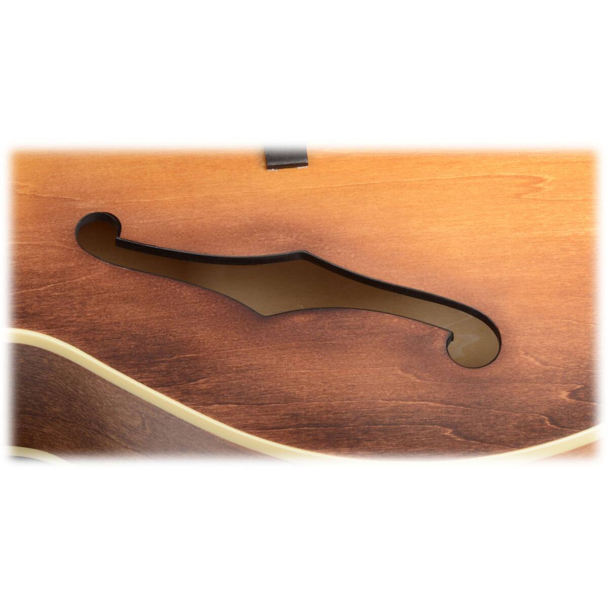 Alt View 4. Ibanez - Ibanez Artcore AF55 Hollow-Body Electric Guitar, Tobacco Flat.