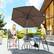 Alt View 1. Outsunny - 4 Piece Outdoor Patio Dining Furniture Set, 2 Folding Chairs, Adjustable Angle Umbrella - Black.