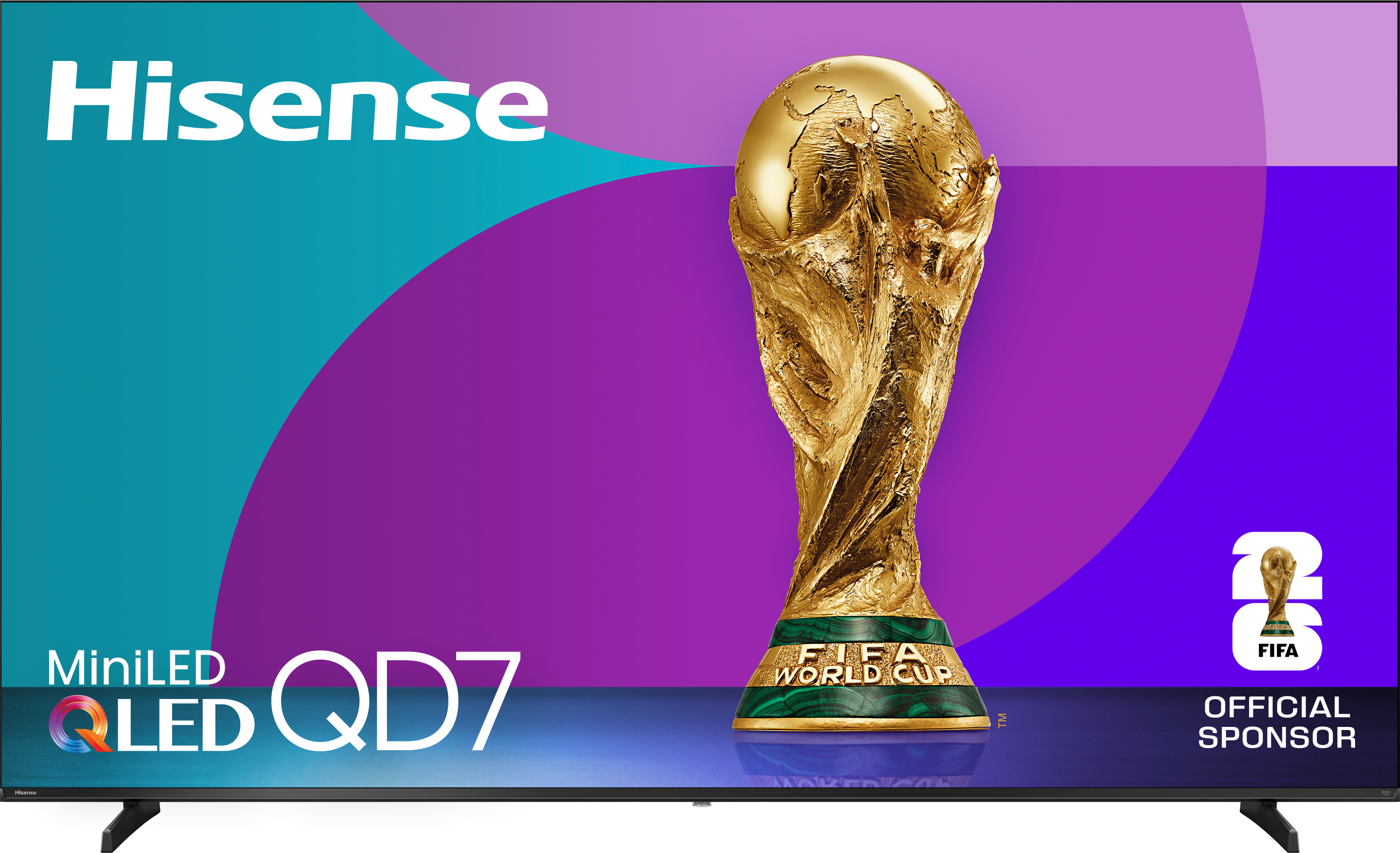 Hisense MiniLED QLED QD7 - FIFA WORLD CUP™ OFFICIAL SPONSOR
