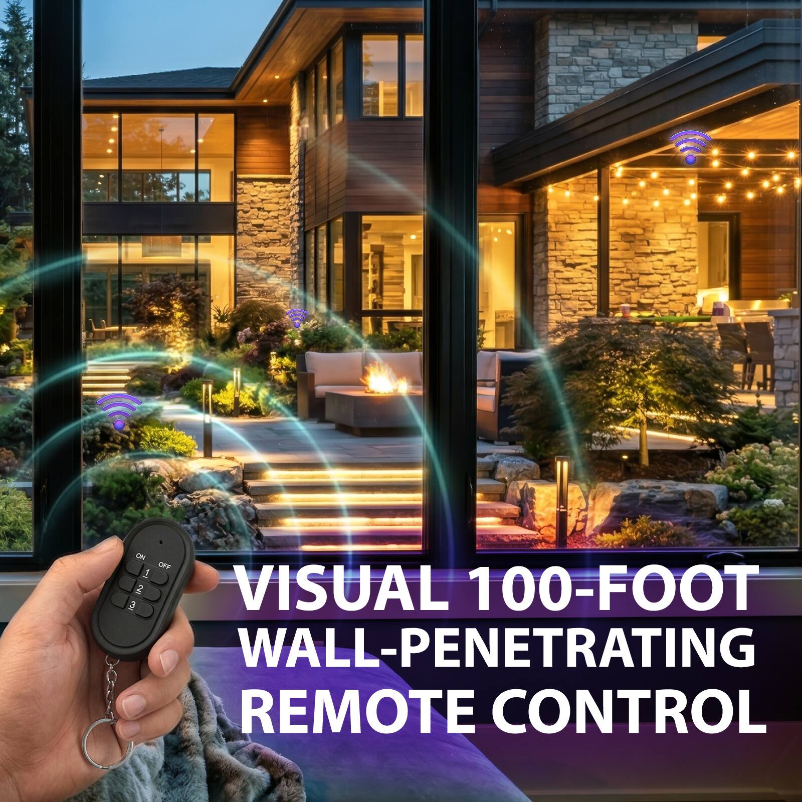 VISUAL 100-FOOT WALL-PENETRATING REMOTE CONTROL