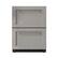 Angle. Koolmore - 23 in. Panel Ready Two-Drawer Refrigerator and Freezer (KM-BIR1D1F-PR) - Black.