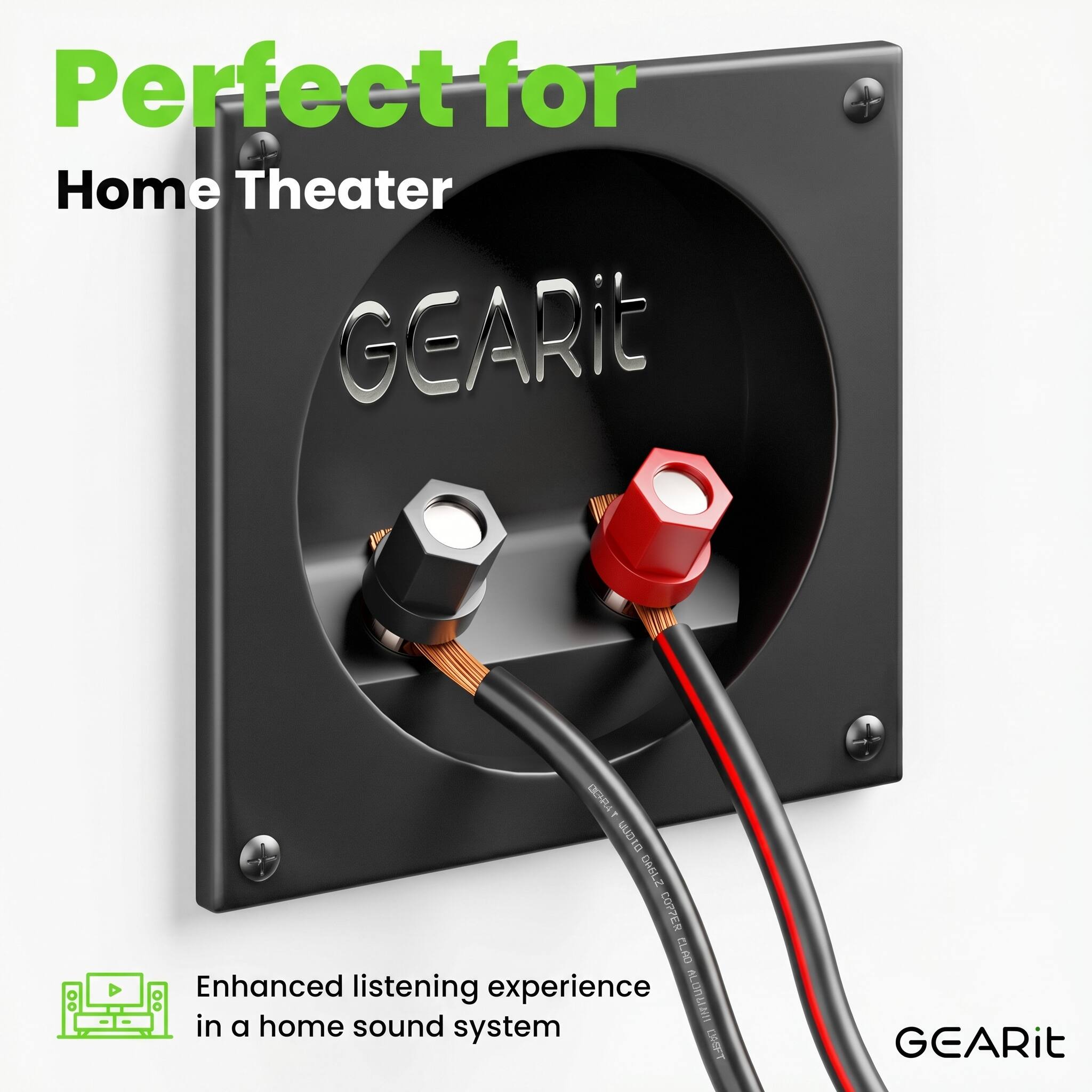 Perfect for Home Theater GEARit 00 0 : AUDIO I COVER CLAO Enhanced listening experience in a home sound system