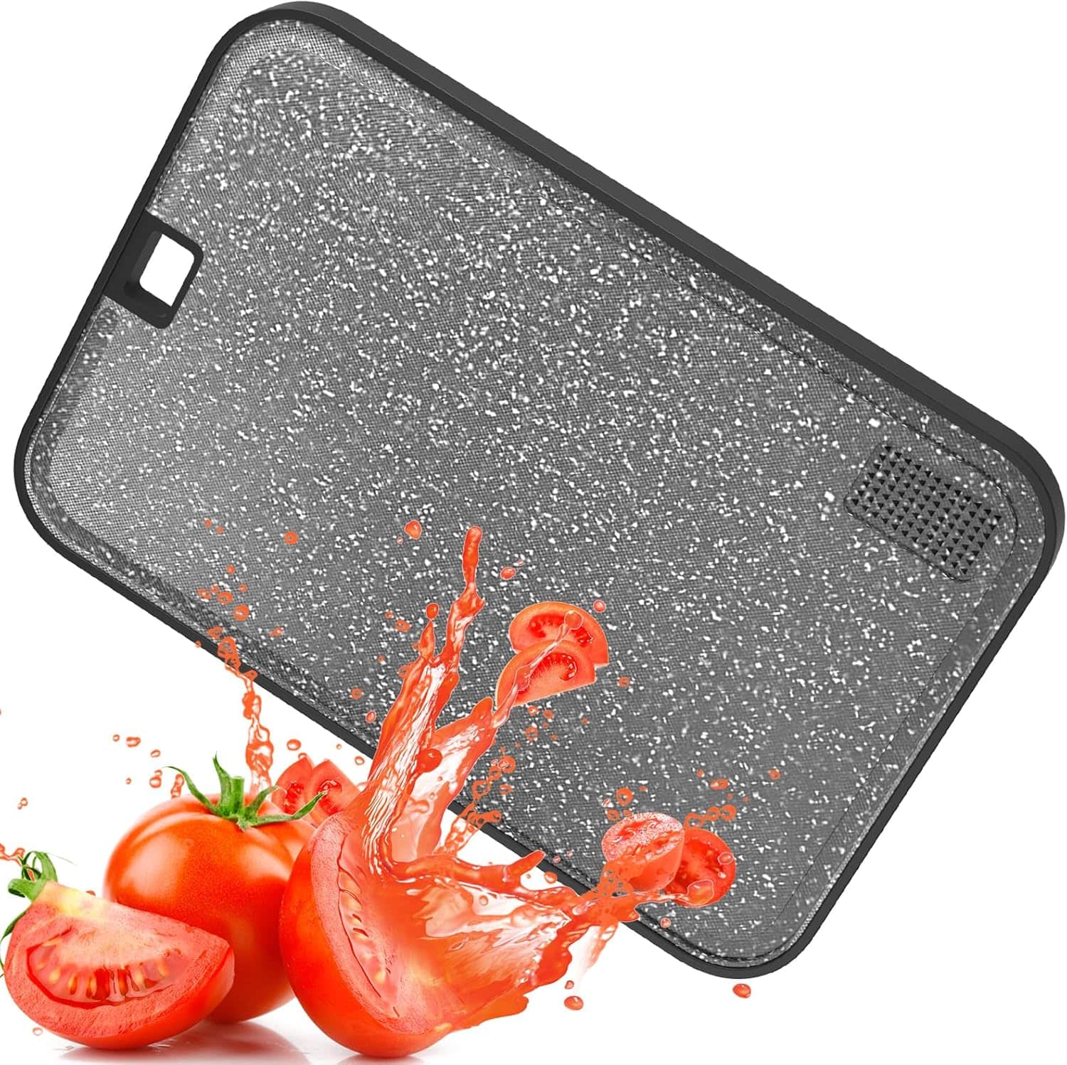 PARKER SLATER - Plastic Cutting Board, BPA-Free, Reversible, Non-Slip, Dishwasher Safe