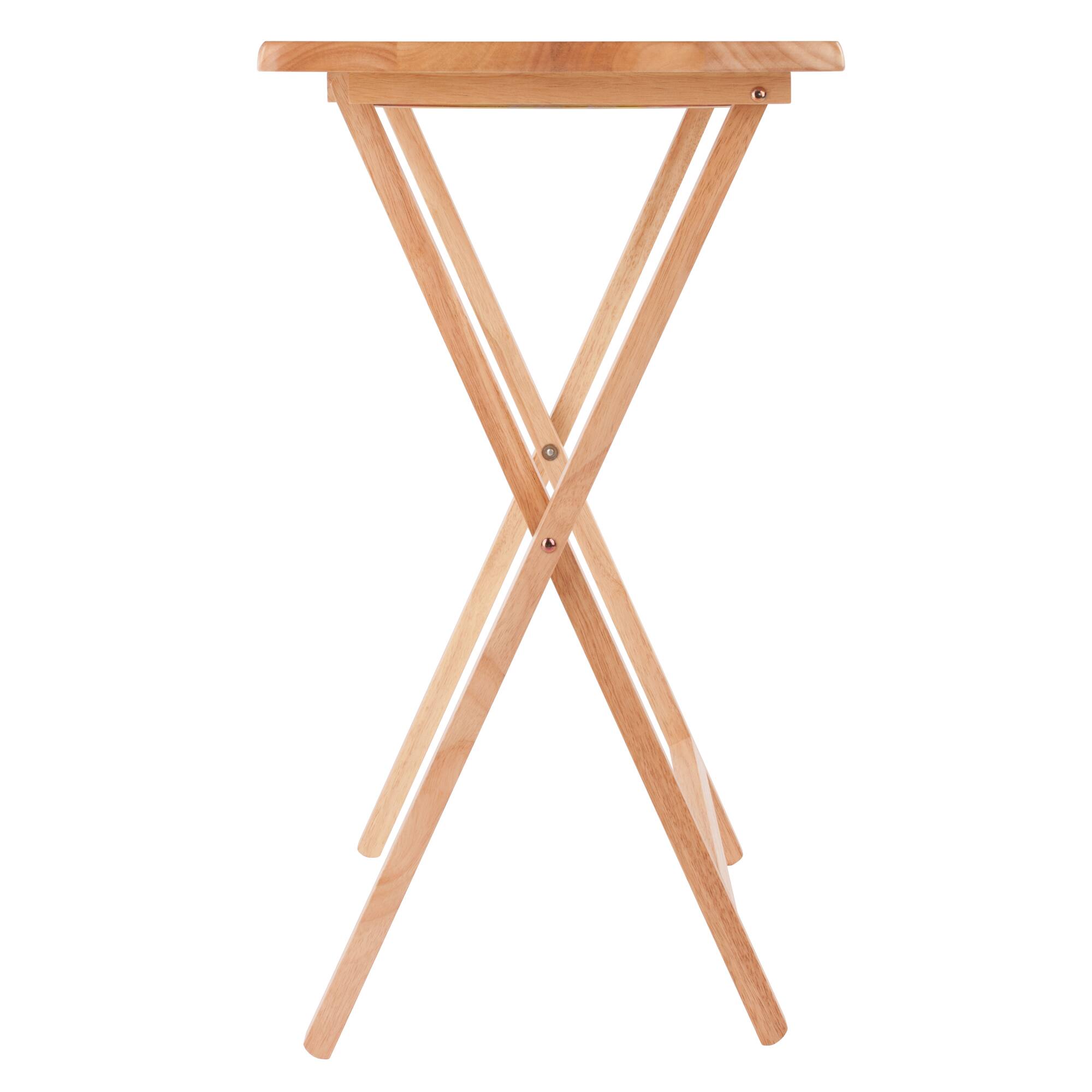 Alt View 7. Winsome Wood - Alex 5-Pc Snack Table Set - Natural.