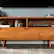 Alt View 18. Walker Edison - 58" Mid-Century Modern 3-Drawer Wood TV Stand for TVs up to 65" - Caramel.