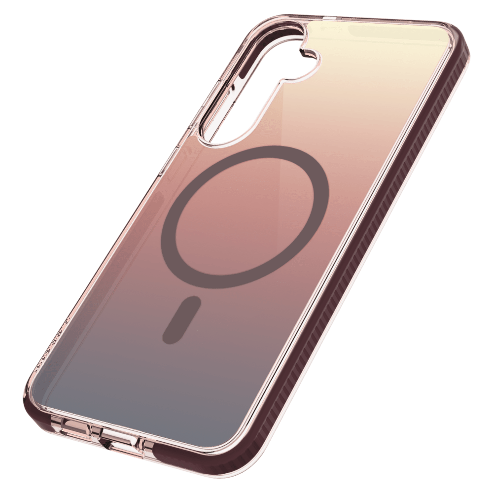 Alt View 4. Prodigee - Flow Series Case for MagSafe for Galaxy S25+ and S24+ - Desert - Red.