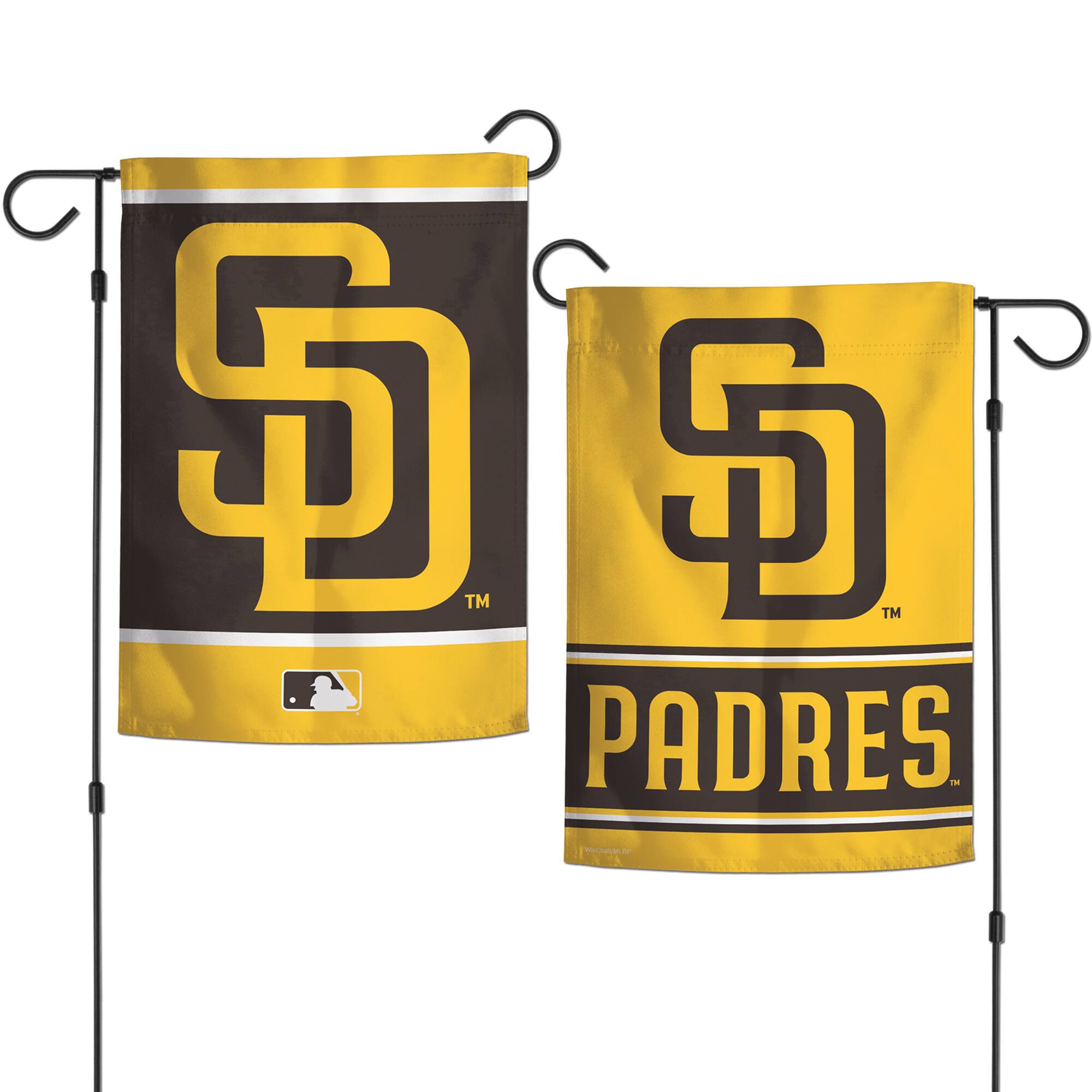 Alt View 2. WinCraft - San Diego Padres 12'' x 18'' Favorite Team Garden Flag - Multicolor.