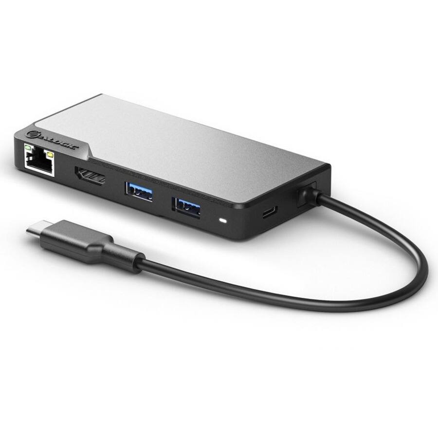 Alt View 2. Alogic - Alogic USB-C Fusion ALPHA 5-in-1 Hub V2 Compact Dock - Advanced USB-C hubs with multiple ports, including HDMI.