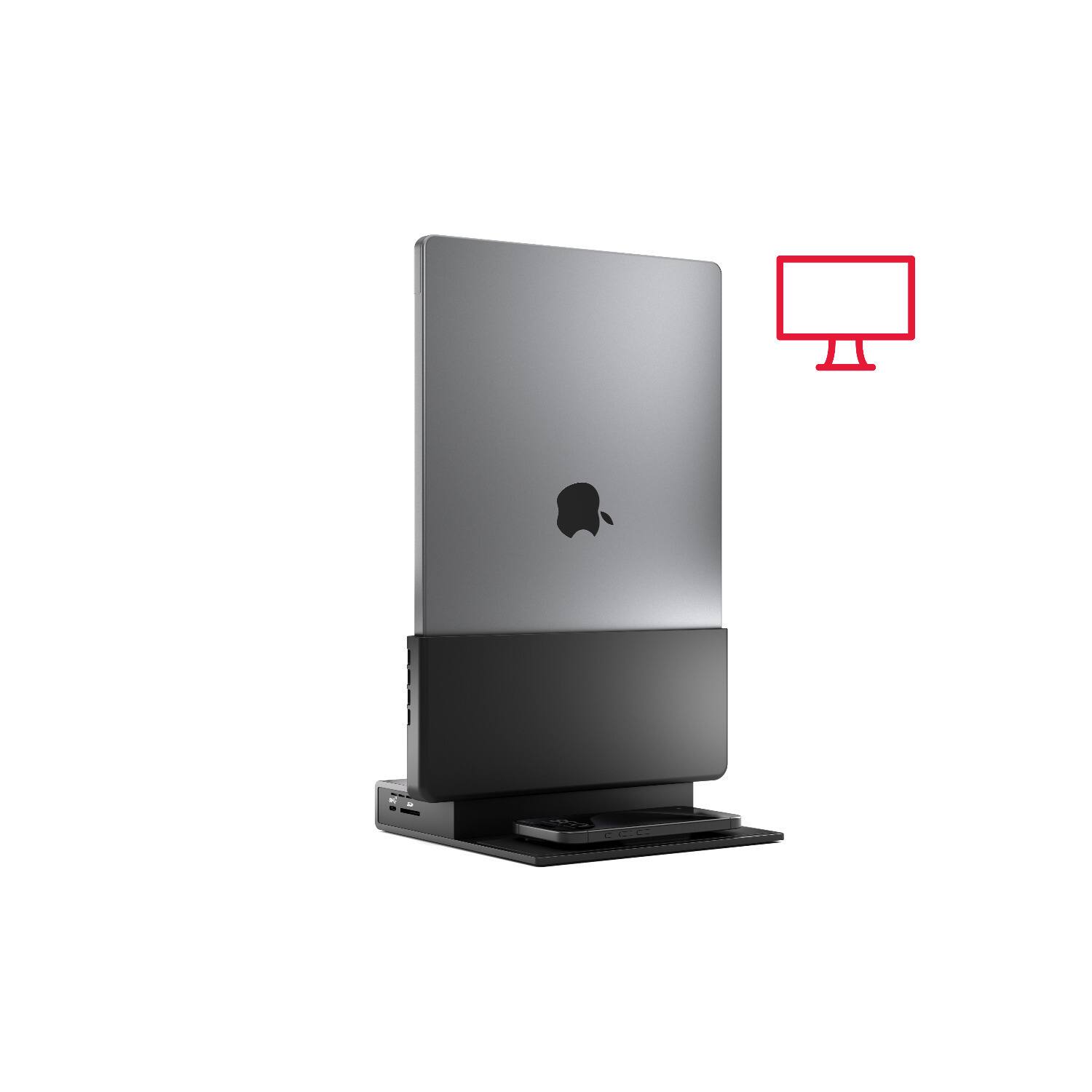 Back. Brydge - Brydge ProDock Solo USB-C Docking Station for MacBook Air 15-Inch M2, M3, M4 & M5.