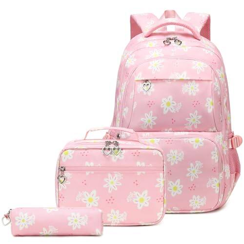 Pacoar Cade 3pcs Backpack For With Lunch Box Bookbags Primary School ...