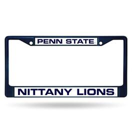 Rico Industries - Penn State Nittany Lions Navy Painted Metal Laser Cut License Plate Frame - Multi